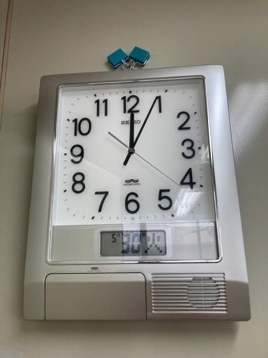電波時計　チャイム機能付き　SEIKO