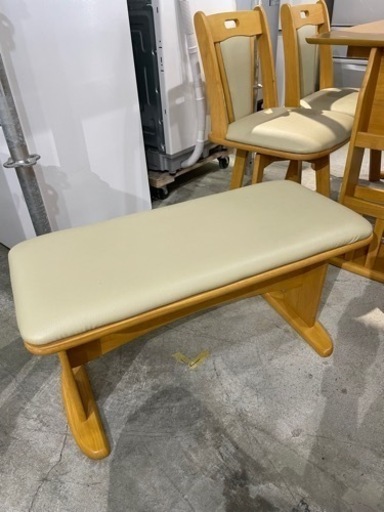 配達可【ダイニングセット】【大川家具】クリーニング済み【管理番号13005】