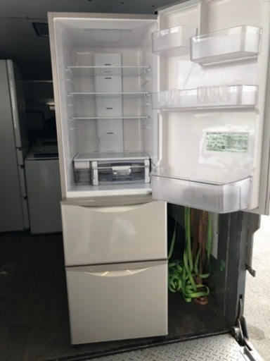 北九州市内配送無料　保証付き 日立 HITACHI R-K320EV T [冷蔵庫 真空チルドルーム （315L） 右開き 3ドア ラ