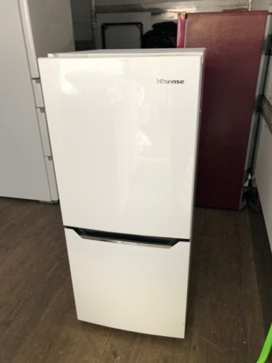 北九州市内配送無料　保証付き Hisense ハイセンス HR-D1301 冷蔵庫 130L 2ドア 右開き