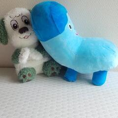 コッシー&わんわん　ぬいぐるみの画像