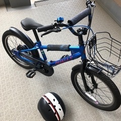 子供自転車　18インチ　補助輪あり