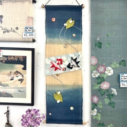 龍虎堂　押絵立体タペストリー/金魚