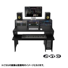 美品zomoゾモ スタジオデスク DTMデスクPCデスク ゲーミングデスク ホワイト白ZAORの画像