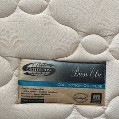 SIMMONSシングルベッド　6/6までに受取に来てくださる方限定！！の画像