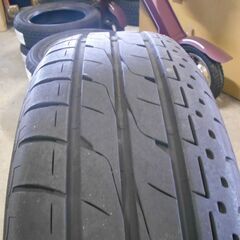☆ミニバン専用タイヤ☆　ブリヂストン LUFT RVⅡ 215 / 60 / 16　4本セット 溝残り7ミリ程度の画像