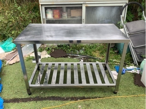 【リサイクルサービス八光】幅120㎝　東製作所　ステンレス製　作業台