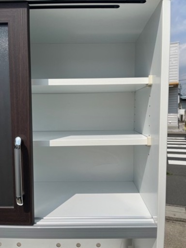☆売れ筋商品!!☆ 早い者勝ちです!! キッチンボード 食器棚 レンジボード ソフトクローズ 