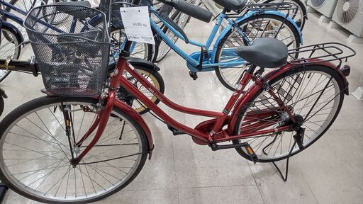 ★ジモティ割あり★  軽快車 26 赤 クリーニング済み TJ983