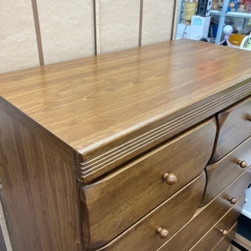 【激安　家具】★超美品★7段チェスト　レトロ　美品