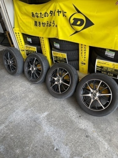 アルミ、タイヤセット14インチ