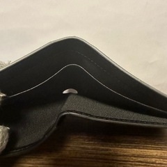 【美品】バーバリー　二つ折り財布　チェック　グレー　メンズの画像