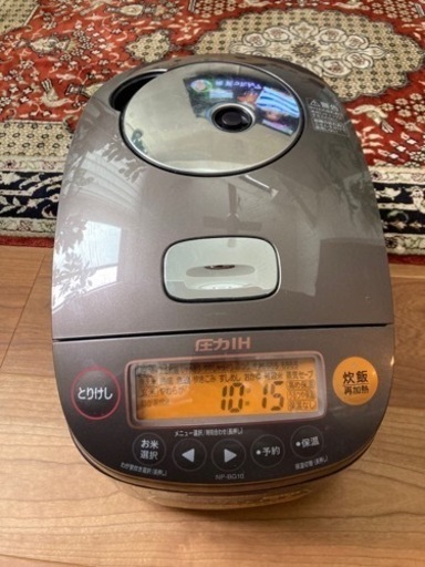 象印圧力IH炊飯ジャー　NP-BG10型