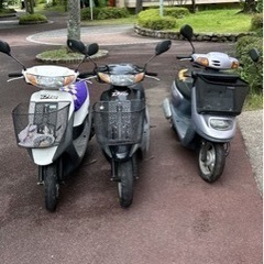 原付ホンダDIO 2台　ヤマハ一台の画像