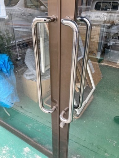 【移転SALE価格！】ガラスサッシ　店舗ドア　ガラスドア　