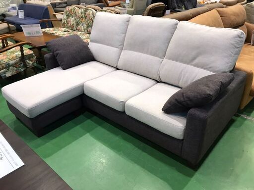 【愛品館八千代店】馬場家具　カウチソファ