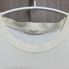 EDIFICE　トップス　ニットとカットソーコンビ　半袖の画像