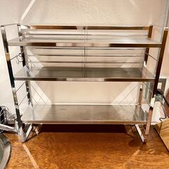 【無料】ステンレス棚スパイスラック　ポット無し