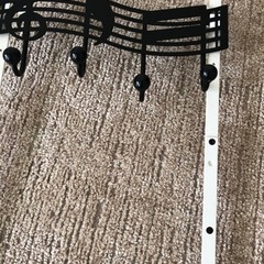 ウォールハンガー 壁掛け カバンかけ 音符 の画像