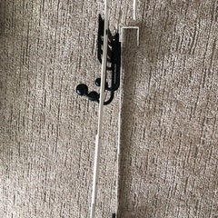 ウォールハンガー 壁掛け カバンかけ 音符 の画像