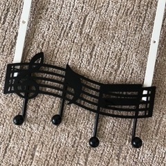 ウォールハンガー 壁掛け カバンかけ 音符 の画像