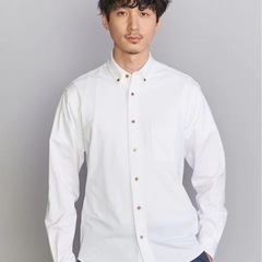 BEAUTY ＆YOUTH ボタンダウンスリムシャツの画像