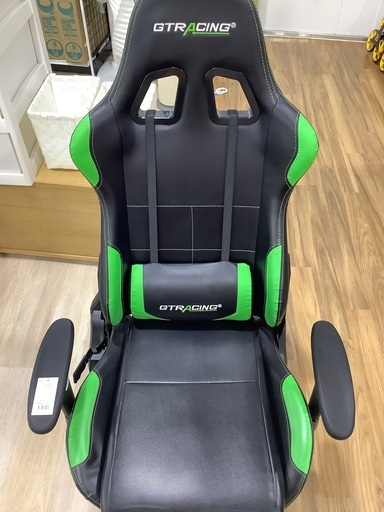 ゲーミングチェア　GTRACING ブラックxグリーン　入荷致しました！