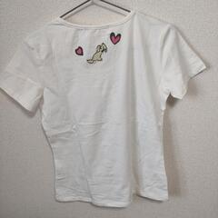 ヒロコキタジマ　ビジュー　Tシャツ　Lの画像