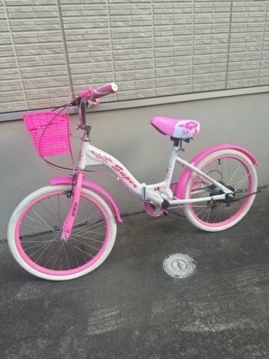 お値引き中！新品•未使用　女の子用自転車20インチ　