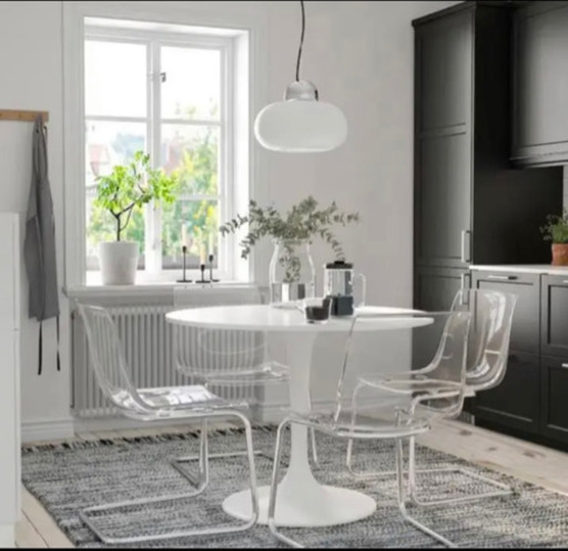 IKEA 丸テーブル　ドクスタ　トービアス　2脚セット