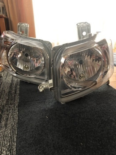 美品JF1 N-BOX JF2  ハロゲン レベ付 ヘッドライト　コーティング