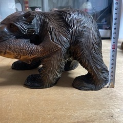 取引決まりました木彫り熊(置き物)の画像