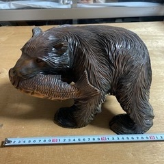 取引決まりました木彫り熊(置き物)