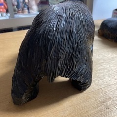 取引決まりました木彫り熊(置き物)の画像