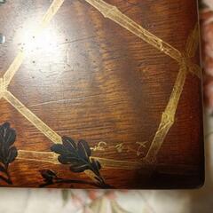 蓋付き和製木箱の画像