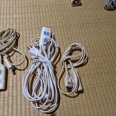 電源延長コードや3口延長OAタップ各種長さ様々