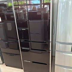 美原店　HITACHI/日立 6ドアノンフロン冷凍冷蔵庫 R-C6200（XT） 大型冷蔵庫 2013年製 620L クリスタルブラウン 真空チルド 