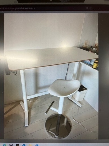 【決まりました】セットで2,000円！　IKEA カウンターテーブルとチェアセット