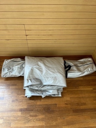 引き渡し決まりました】バイクシェルター シルバー 長期保存品 仮組 引き渡し決まりました】バイクシェルター シルバー 長期保存品 仮組