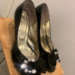 パーティー用オープントゥ【25.5cm】