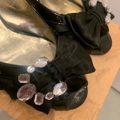 パーティー用オープントゥ【25.5cm】の画像