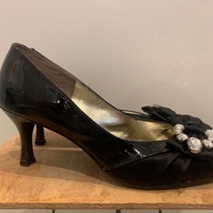 パーティー用オープントゥ【25.5cm】の画像