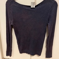 紺色セーターSの画像