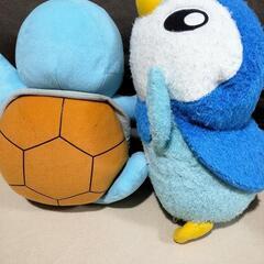 ポケモン　ぬいぐるみ　ゼニガメ　ポッチャマの画像