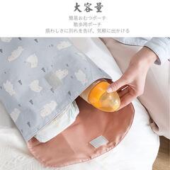 かわいい❤オムツポーチ ベビーカーバッグ 軽量小物入れ 哺乳瓶 おむつポーチの画像