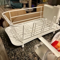 キッチン水切りカゴ　ホワイト(フランフラン)