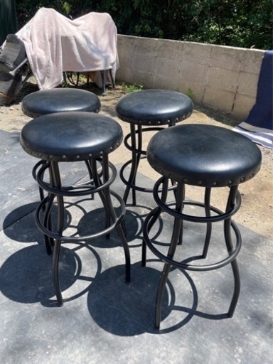 ※受渡完了※カウンターチェア　4脚セット
