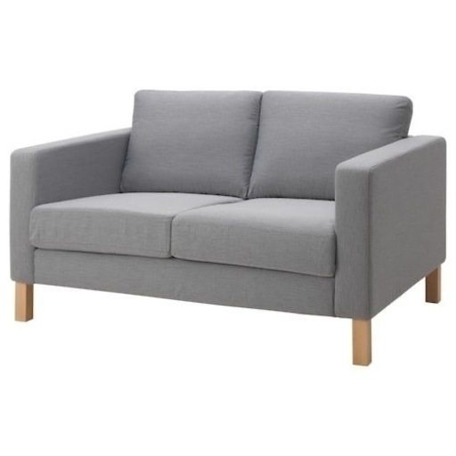 【急募】KARLSTAD（カルルスタード　コンパクトソファ　2人掛け　オットマン付き)