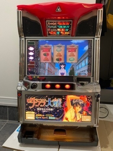 サクラ大戦 真宮寺さくら見参！ 夜桜ver. ◆不要機付◆スロット 実機