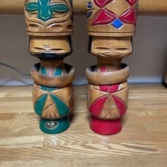 骨董品！ニポポ人形　北海道網走　アイヌ民族　木彫り